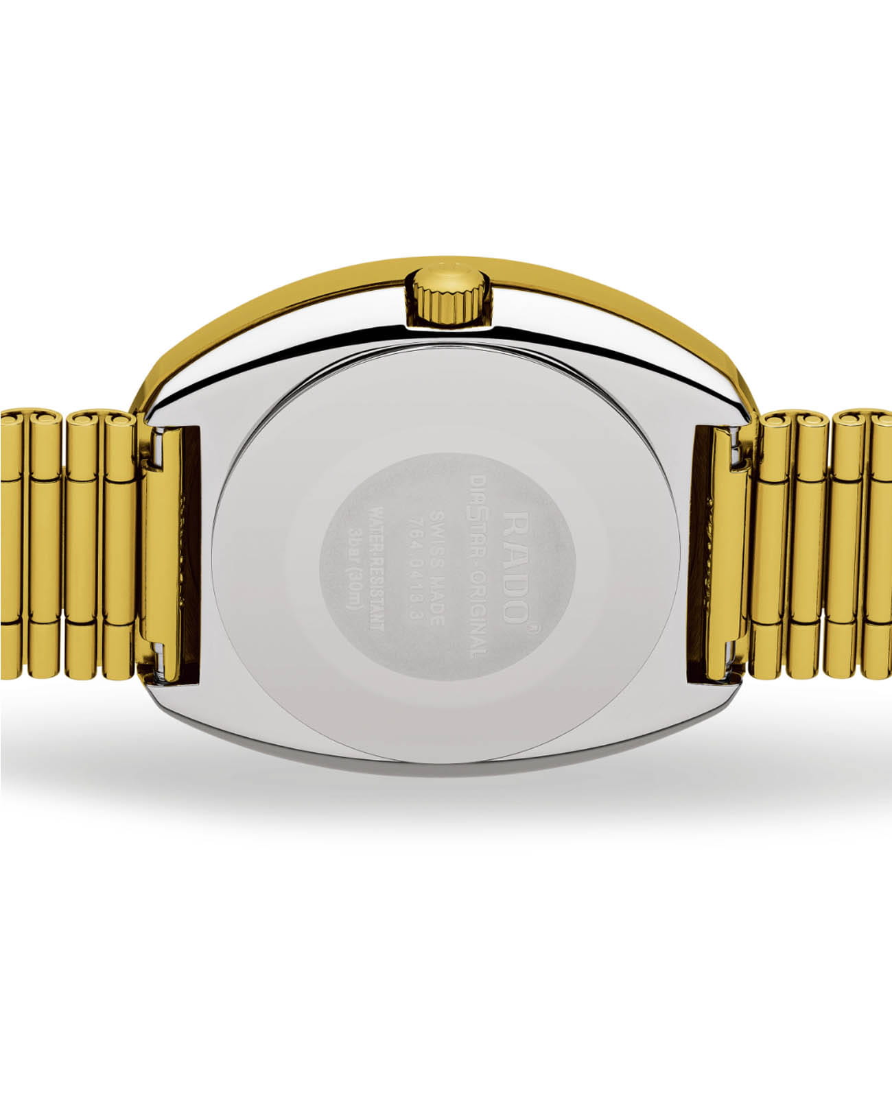 Rado Rado The Original Automatic R12413633,  швейцария мужские часы на браслете нержавеющая сталь с pvd-покрытием боковой вид